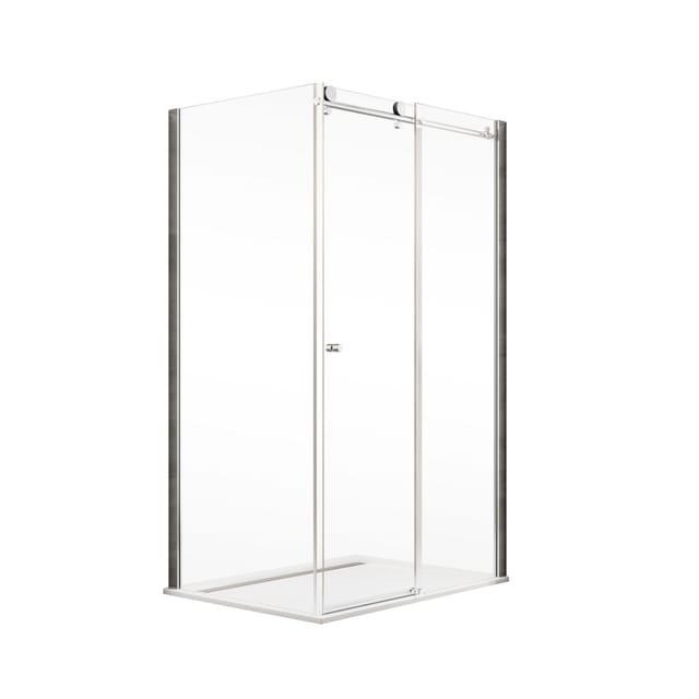 SCHULTE Eckdusche »MasterClass«, BxTxH: 120 x 90 x 200 cm - transparent
