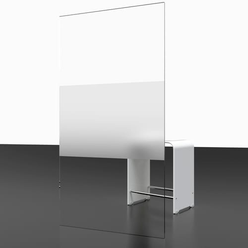 SCHULTE Badewannentrennwand »ExpressPlus«, BxH: 125 x 140 cm, Einscheiben-Sicherheitsglas (ESG) - silberfarben