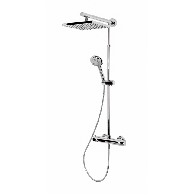 SCHULTE Duschsystem »DuschMaster Rain Classic«, chromfarben - silberfarben
