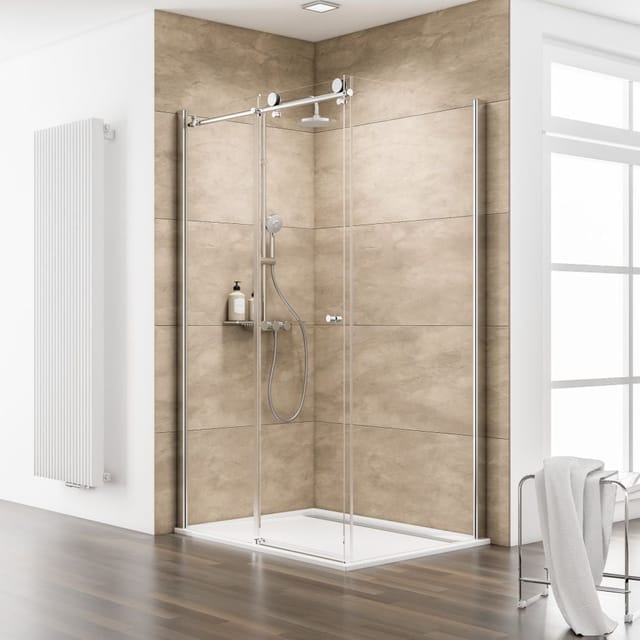 SCHULTE Eckdusche »MasterClass«, BxTxH: 120 x 90 x 200 cm