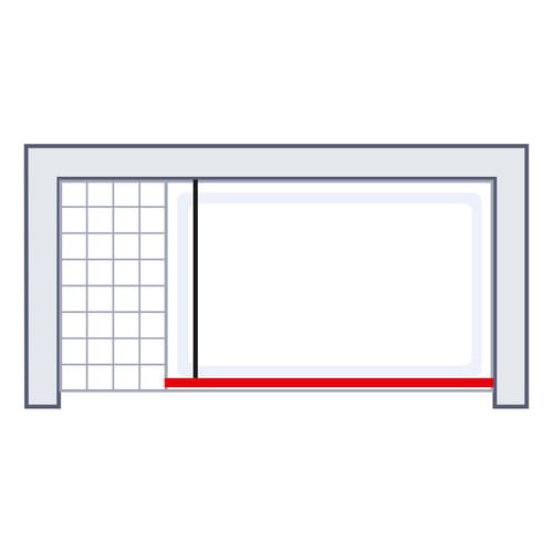 SCHULTE Duschwand »MasterClass«, BxH: 140 x 200 cm, ESG, Walk-In, Ecke - silberfarben