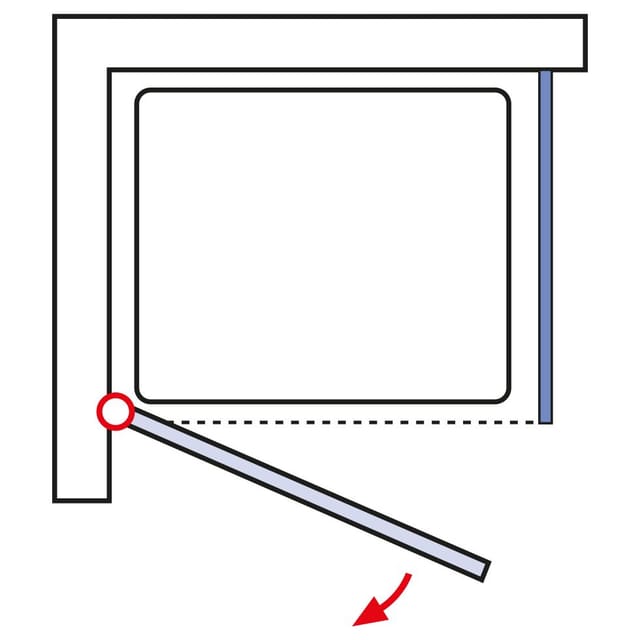 SCHULTE Duschkabine »Sunny«, BxTxH: 80 x 80 x 180 cm - transparent