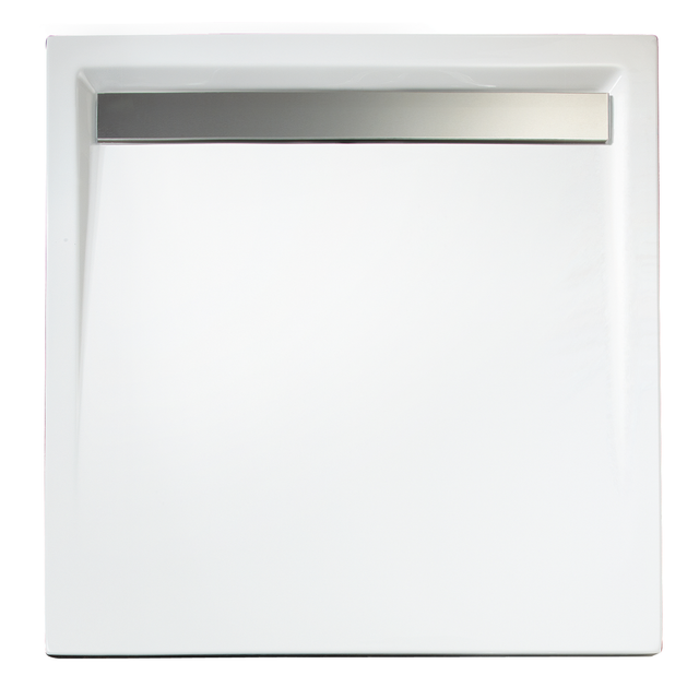 SCHULTE Duschwanne »ExpressPlus«, BxT: 100 x 100 cm, chromfarben/alpinweiß - weiss