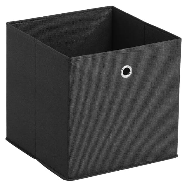 ZELLER Aufbewahrungsbox, BxHxL: 32 x 32 x 32 cm, Kunstfaser - schwarz