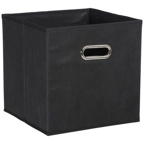 ZELLER Aufbewahrungsbox, BxHxL: 28 x 28 x 28 cm, Kunstfaser - schwarz