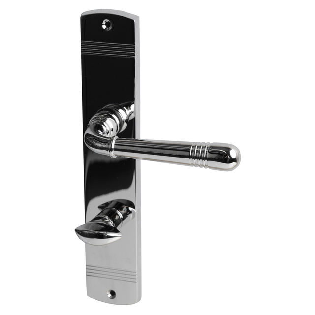 ALPERTEC Langschild-Garnitur »Sale«, Messing - silberfarben
