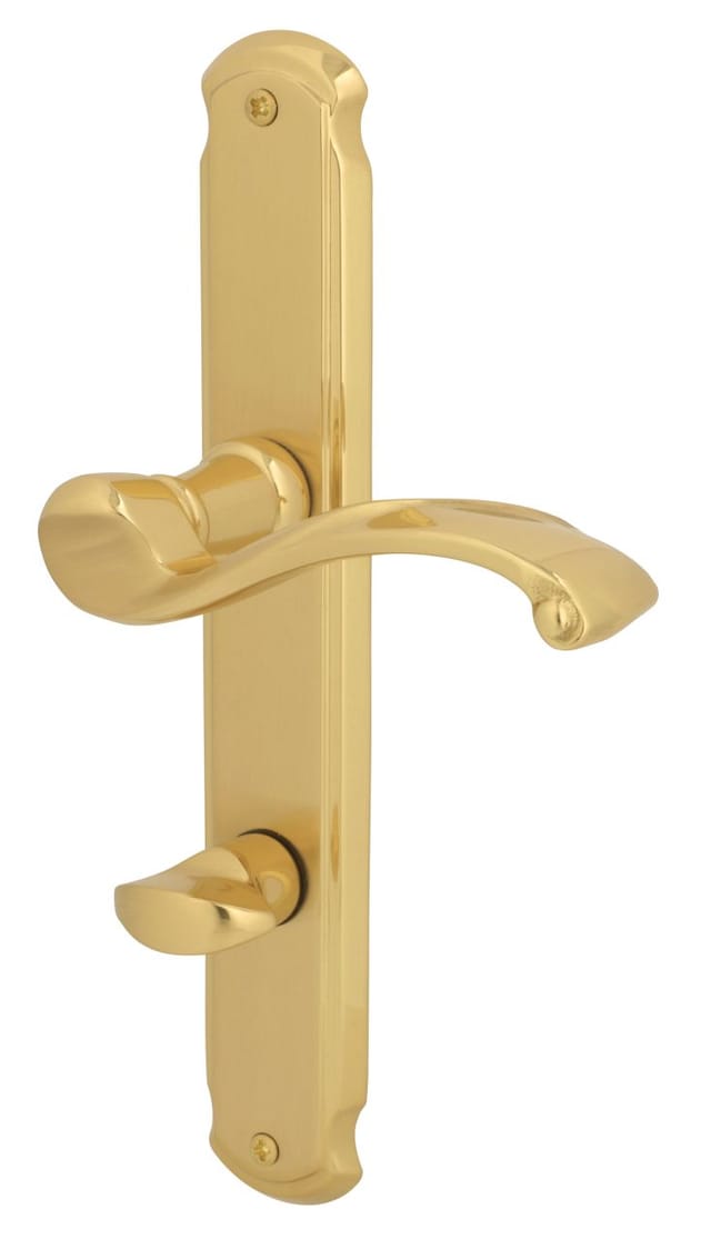 ALPERTEC Langschild-Garnitur »Bianca«, Messing - goldfarben