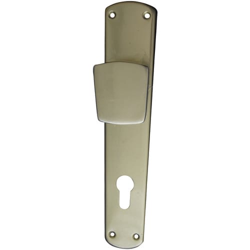 ALPERTEC Langschild-Garnitur, Aluminium - silberfarben