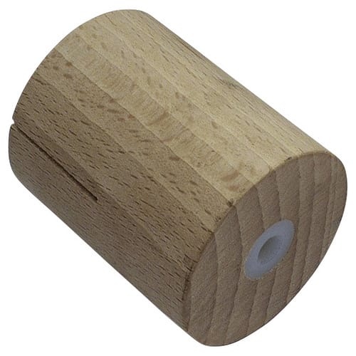 ALPERTEC Bohrlehre, für Bohrer Ø 15 mm- Ø 6,5mm - braun