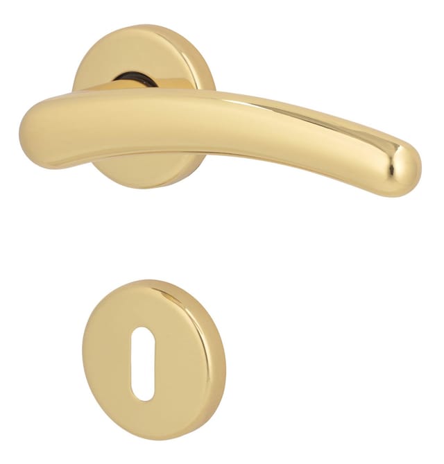 ALPERTEC Rosettengarnitur »Franziska«, Messing - goldfarben