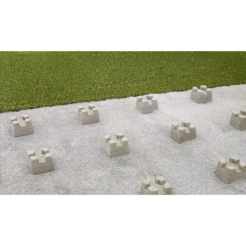 Diephaus Fundamentstein »Fundamentstein«, BxHxL: 22 x 17 x 22 cm, Beton - grau