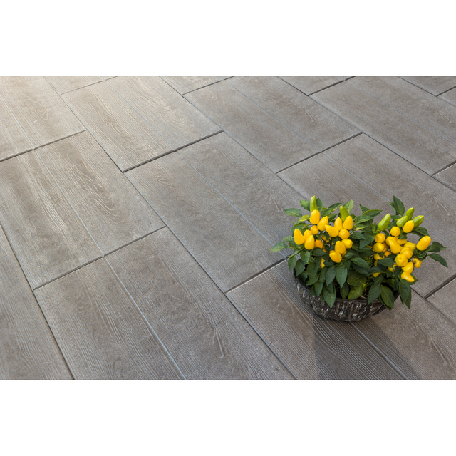 Mr. GARDENER Terrassenplatte »Taberno«, Beton, Kanten: gefast - braun