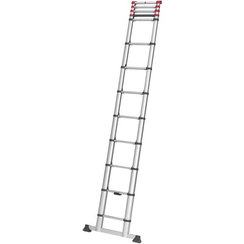 HAILO Teleskopleiter »T80 FlexLine«, 13 Srossen, max. Arbeitshöhe: 450 cm - silberfarben