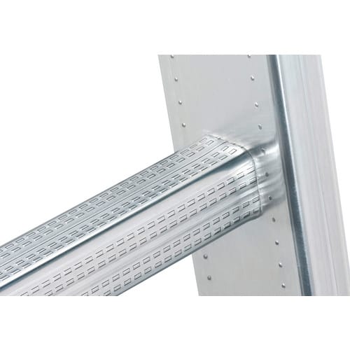 HAILO Alu-Schiebeleiter »S80 ProfiStep duo«, 2x9 Sprossen, max. Arbeitshöhe: 514 cm - silberfarben