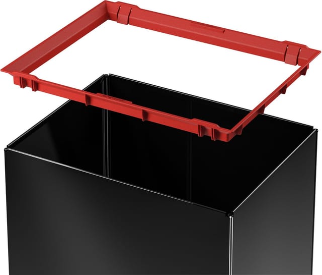 HAILO Abfalleimer »Big-Box Swing XL«, schwarz/steingrau, 52 l