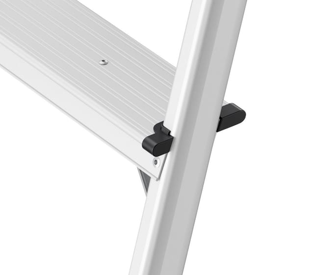 HAILO Trittleiter »D60 StandardLine«, 3 Sprossen, Aluminium - silberfarben