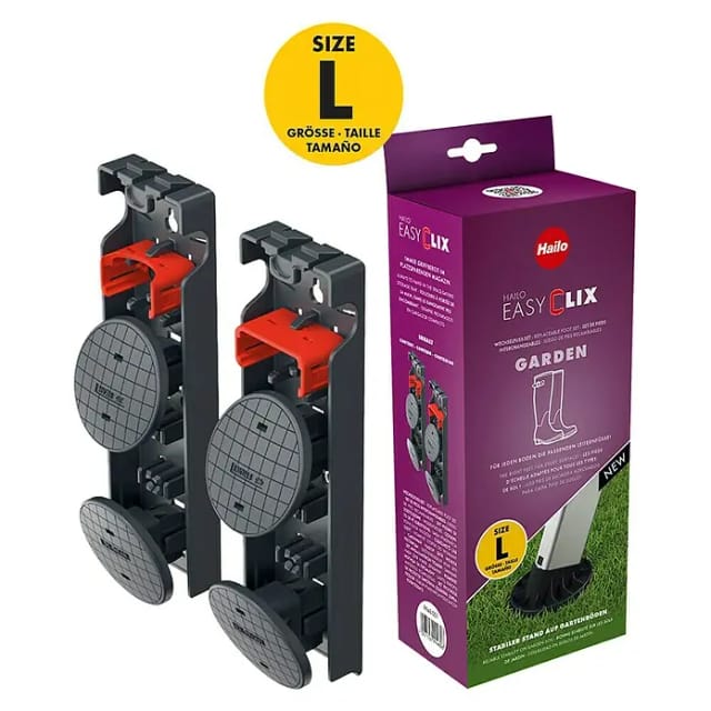HAILO Wechselfuß »Easyclix Garden Size L«, BxHxT: 4,3 x x cm, Kunststoff, schwarz