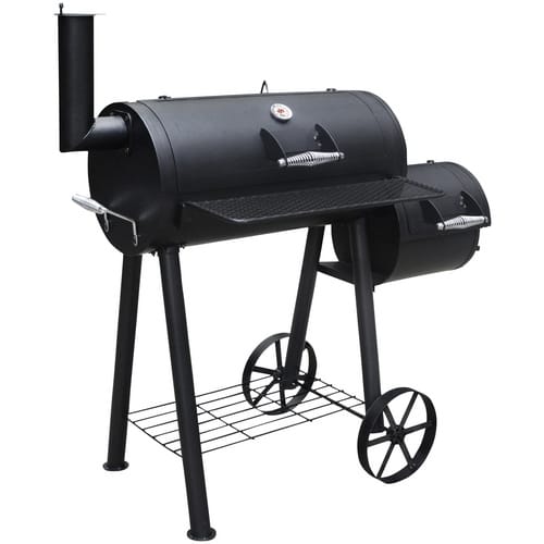 Mr. GARDENER Smoker »Portland«, schwarz, Grillrost BxT: 67 x 34 cm