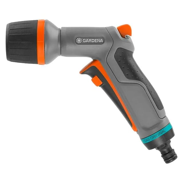 GARDENA Reinigungsspritze, Frostschutz, LxB: 19,5x4,5 cm, grau/orange/türkis - bunt