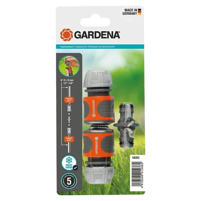 GARDENA Anschlusssatz, Set für Schlauchverlängerung, 2 Stück - bunt