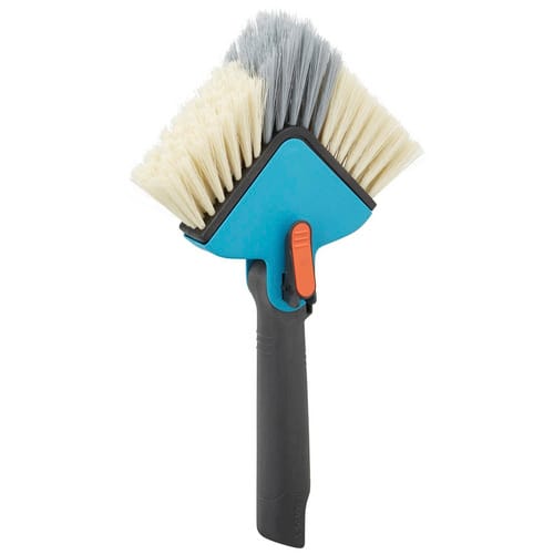 GARDENA Winkelbesen, »Combisystem«, Kunststoff, 22 cm, grau/türkis - bunt