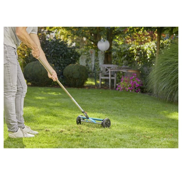 GARDENA Vertikutierer, »Combisystem«, Arbeitsbreite 32 cm, türkis - bunt
