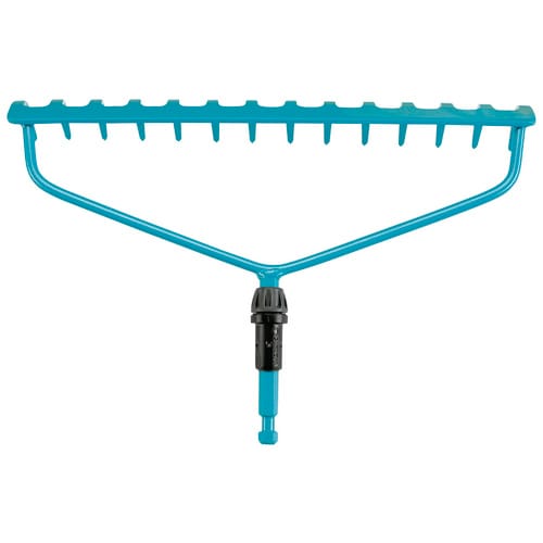 GARDENA Bügelrechen, »combisystem«, 14 Zinken, 36 cm, türkis - bunt