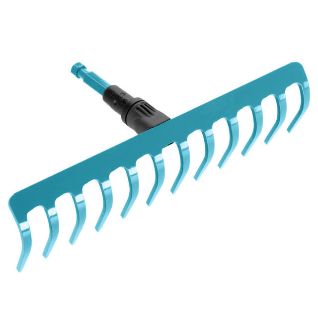 GARDENA Rechen, »Combisystem«, 12 Zinken, 30 cm, stahl, türkis - tuerkis