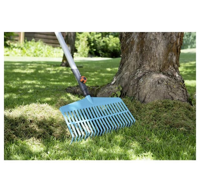GARDENA Combi-Rechenbesen, »Combisystem«, 43 cm, türkis - bunt