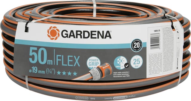 GARDENA Gartenschlauch, »Comfort Highflex«, 50 m, druckfest, orange - bunt
