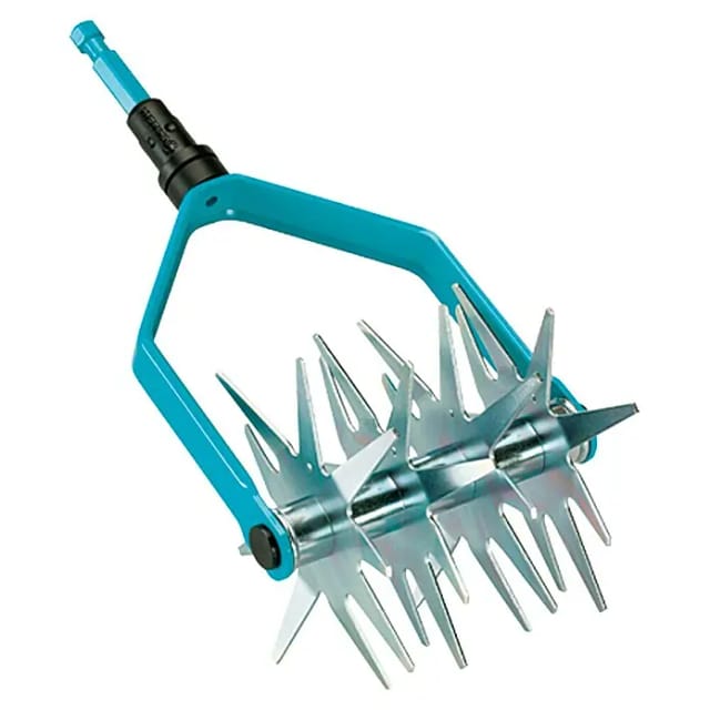 GARDENA Gartenfräse »Combisystem«, Arbeitsbreite: 14 cm, Länge: 33 cm, Stahl - tuerkis