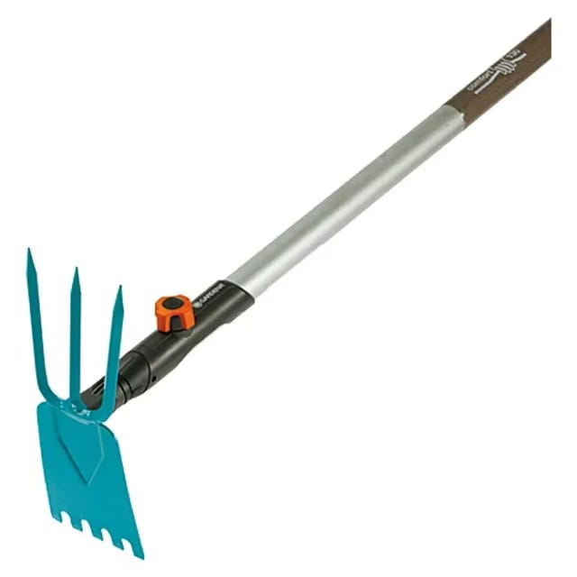 GARDENA Hacke, »Combisystem«, LxB: 25x9 cm, 3 Zinken, türkis - tuerkis