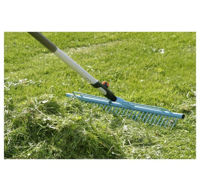 GARDENA Rasenrechen »Combisystem«, Arbeitsbreite: 60 cm, Stahl, türkis - tuerkis
