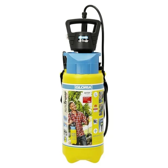 GLORIA Drucksprühgerät Füllinhalt 5 Liter, max. Betriebsdruck 1,5 bar - gelb