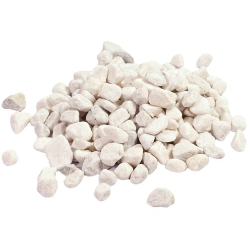 Mr. GARDENER Kies, Körnung: 8 mm - 16 mm, 25 kg, weiß - weiss