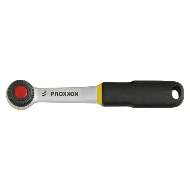 PROXXON Standard-Ratsche »Micromot«, TPR/Stahl, Schlüsselgröße: 1/4" mm - schwarz