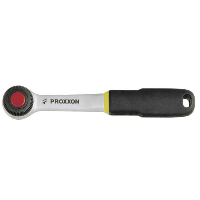 PROXXON Standard-Ratsche »Micromot«, TPR/Stahl, Schlüsselgröße: 3/8" mm - schwarz