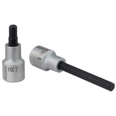 PROXXON HX-Einsatz, Schlüsselgröße: 8 mm - silberfarben