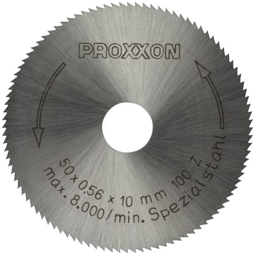 PROXXON Kreissägeblatt, 100 Zähne, Schnellarbeitsstahl (HSS)