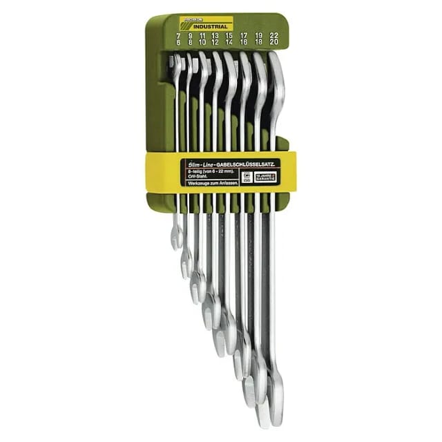 PROXXON Maulschlüsselsatz »Slim Line«, 8-teilig, Schlüsselgröße: 6 - 22 mm - bunt