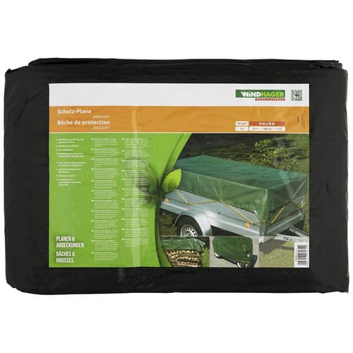 WINDHAGER Schutzplane »MEDIUM«, BxL: 600 x 800 cm, Polyethylen (PE) - gruen