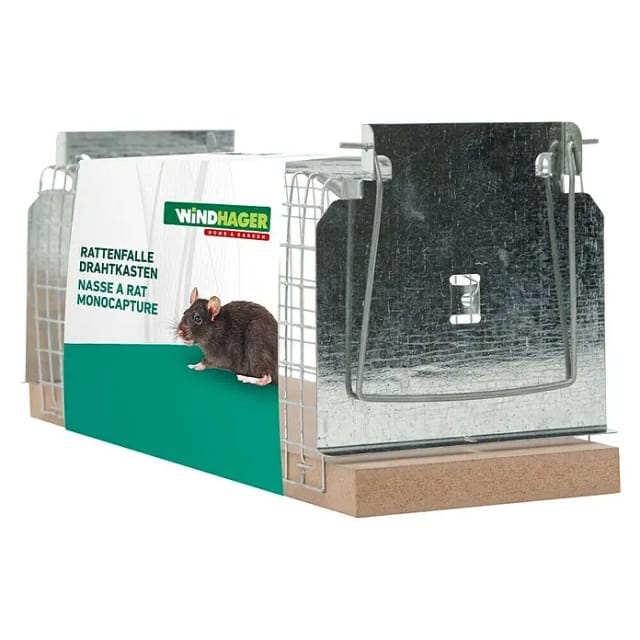 WINDHAGER Rattenfalle, Metall - silberfarben
