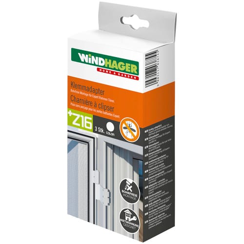 WINDHAGER Klemmadapter, Aluminium, grau