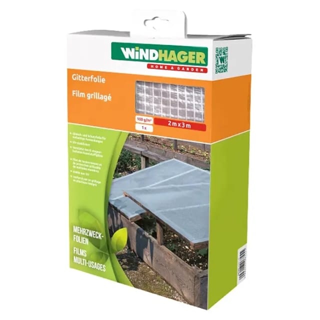 WINDHAGER Gartenfolie, BxL: 200 x 600 cm, Kunststoff - weiss