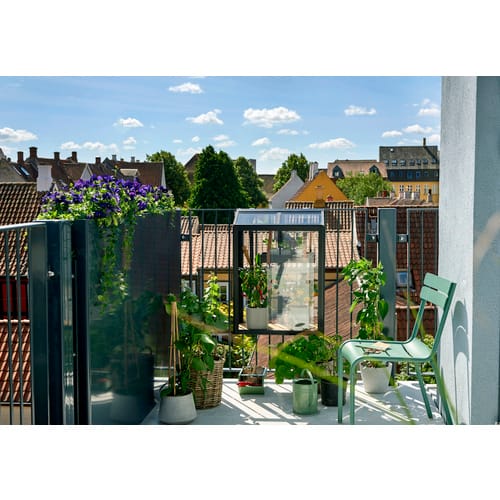 JULIANA Gewächshaus »Urban Balcony«, BxT: 27 x 60 cm, 3 mm Sicherheitsglas - schwarz