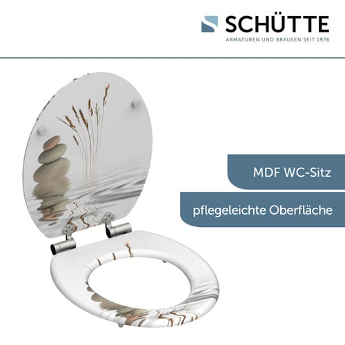 SCHÜTTE WC-Sitz »Balance«, MDF, oval, mit Softclose-Funktion - bunt