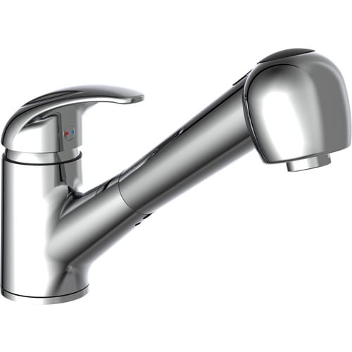SCHÜTTE Spültischarmatur »Albatros«, Messing, glänzend, ½" - silberfarben