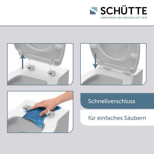 SCHÜTTE WC-Sitz »Wellyness«, Duroplast, oval, mit Softclose-Funktion - bunt