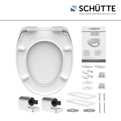 SCHÜTTE WC-Sitz »Offline«, Duroplast, oval, mit Softclose-Funktion - bunt