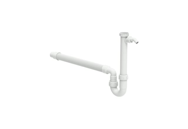 SCHÜTTE Siphon, Ø: 40 mm, Kunststoff - weiss